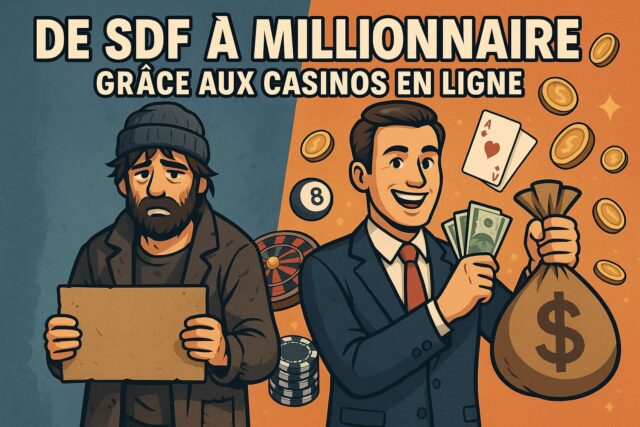 De SDF à millionnaire grâce aux casinos en ligne : Histoires vraies